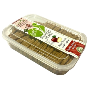Stevia Nature's Heart Apple Biscuits 350G