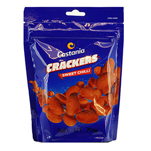 Castania Coated Peanuts Crackers Sweet Chilli 70G