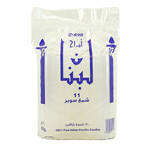 Afrah Lobnan Paraffin Candels 300G