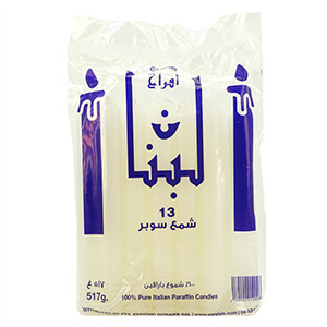 Afrah Lobnan Paraffin Candels 517G