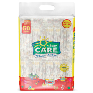 Baby Care Diapers Xx-Large 50 Pieces
