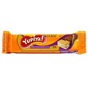 Yupiya Chocolate Wafer With Vanilla Cream 23G