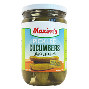 Maxim's Cucumber Pickles Glass Jar 600G