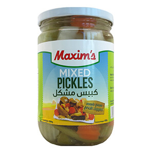 Maxim's Mixed Pickles Glass Jar 600G