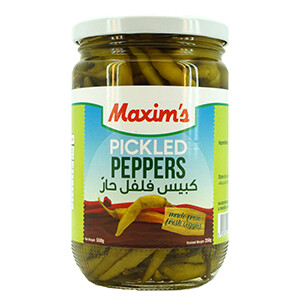 Maxim's Pickled Hot Peppers 550G
