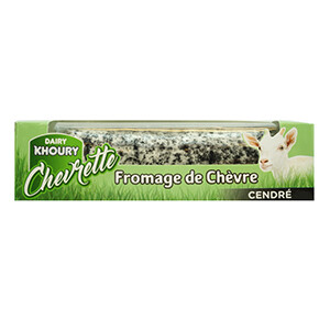 Dairy Khoury Goat Cheese Cendre 125G