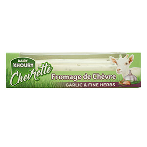 Dairy Khoury Goat Cheese Garlic & Fine Herbs 125G