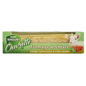 Dairy Khoury Goat Cheese Tomatoes & Fine Herbs 125G