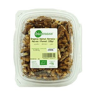 Biomass Organic Walnut Lernels Halves 100G