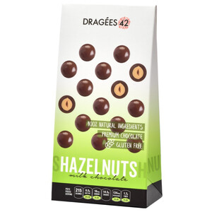 Dragees 42 Milk Chocolate Hazelnuts G/F 150G