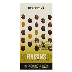 Dragees Raisin Dark & Milk Chocolate G/F 150G