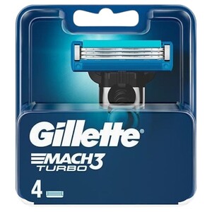 Gillette Mach 3 Turbo Blades 4 Pieces
