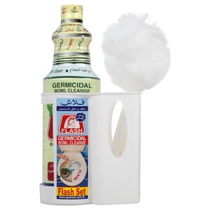Flash Germicidal Bowl Cleanse Mint 1L + Toilet Brush