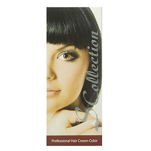 S Collection Hair Cream Color 1 Black