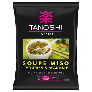 Tanoshi Soupe Miso Legumes 64.80G