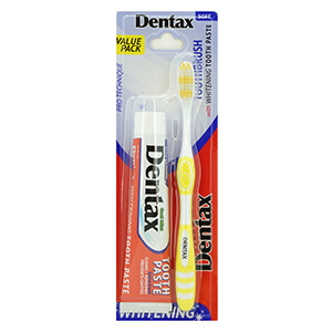 Dentax Toothbrush Soft + Toothpaste 60G