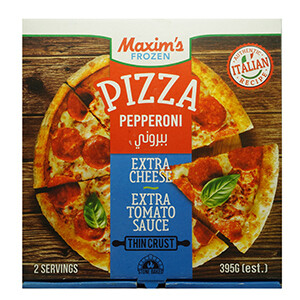 Maxim's Frozen Pizza Peperoni 395G