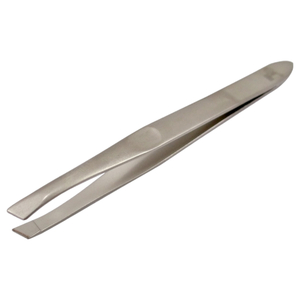 Or Bleu Diamond Slant Tip Tweezers Non Slip Grip