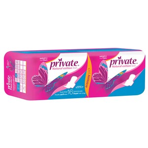 Private Feminine Pads Extra Thin Maxi Big Pack 16 Pieces