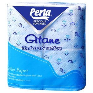 Perla Toilet Roll Gitane 140 Sheets 4 Rolls