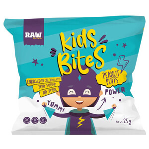 Raw Bites Kids Peanuts Puffs 25G