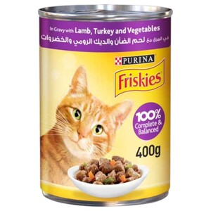 Friskies Cat Food Lamb Turkey & Vegetables 400G