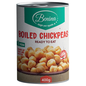 Benina Boiled Chickpeas 400G