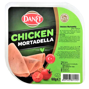 Danet Chicken Mortadella Sliced 60G