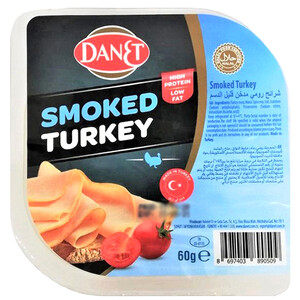 Danet Smoked Turkey Sliced 60G