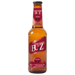 Buzz Vodka Mix Ice Ultimate Cranberry 275Ml