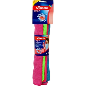 Vileda Microfiber Roll Colors 4 Pieces