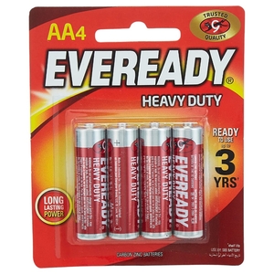 Eveready Aa Hd 1015 Bp4 Red