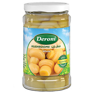 Deroni Mushrooms Whole Jar 280G