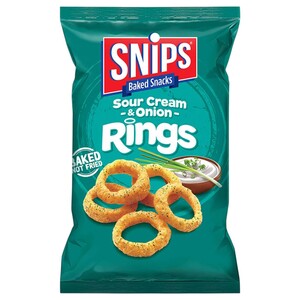 Snips Rings Chips Sour Cream & Onion 14G