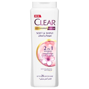 Clear Shampoo & Conditioner 2In1 Soft & Shiny 360Ml