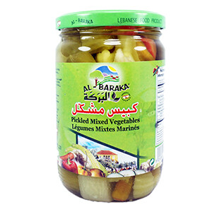 Al Baraka Pickles Mixed Vegetables 650G