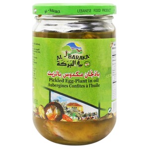 Al Baraka Pickled Egg-Plant In Oil 600G