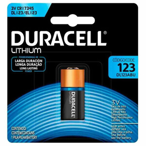 Duracell Lithium 3 Volt Cr123