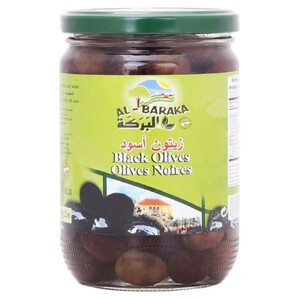 Al Baraka Black Olives 600G