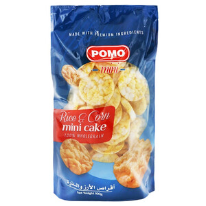 Pomo Rice & Corn Mini Cake 100G