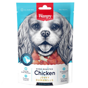 Wanpy Dog Chicken Jerky Dumbbells 100G