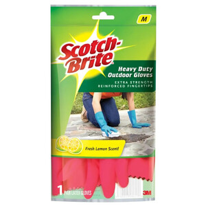 Scotch Brite Heavy Duty Lemon Medium Gloves Pair