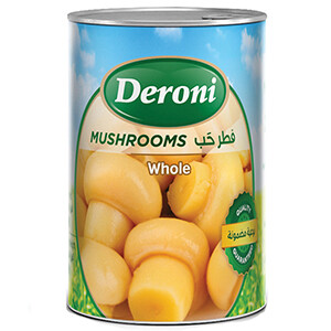 Deroni Mushrooms Whole Can 400G