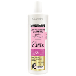 Cosmaline Cosmal Cure Shampoo Curls Low Foam Cream 500Ml