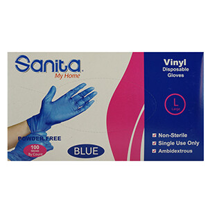 Sanita My Home Vinyl Gloves Large
