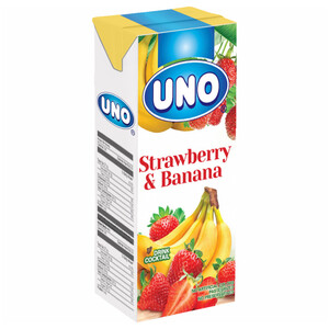 Uno Juice Strawberry & Banana 180Ml