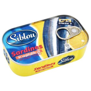 Siblou Sardines In Vegetable Oil 125G