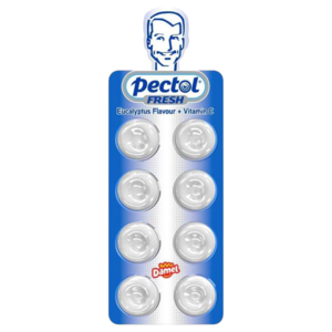 Pectol Eucalyptus + Vitamin C 8 Pieces 19.2G