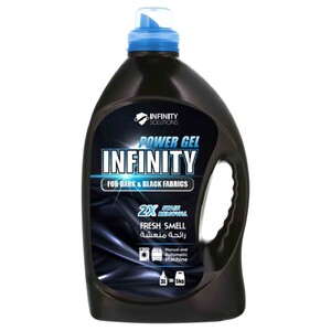Infinity Power Gel Liquid Laundry Detergent For Dark & Black Fabrics 3L
