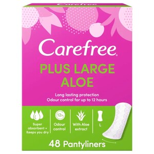 Carefree Large Aloe 48 Pantyliners